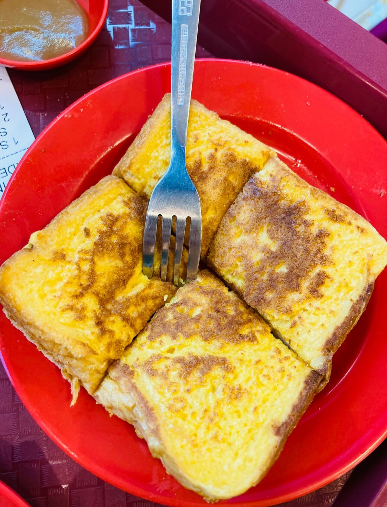 Killiney kaya butter toast with soft-boiled eggs